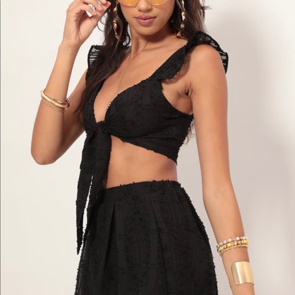 Black two piece set XS - Picture 3 of 4